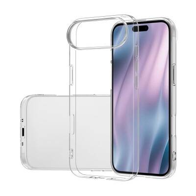 Apple iPhone 17 Air Kılıf Sima Tech Şeffaf Silikon Kapak - 1