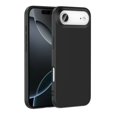 Apple iPhone 17 Air Kılıf Sima Tech Siyah Silikon Kapak