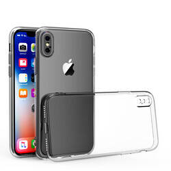 Apple iPhone X Kılıf Sima Tech Şeffaf Silikon Kapak - 1