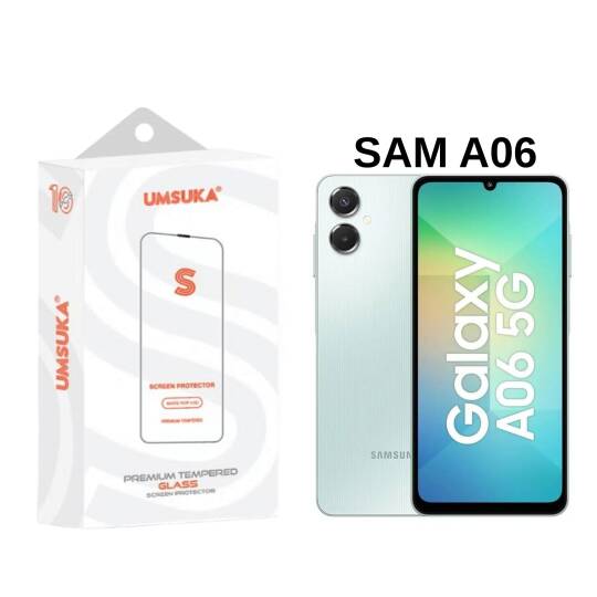Galaxy Samsung A06 Cam Umsuka 2.5D Normal Ekran Koruyucu Cam