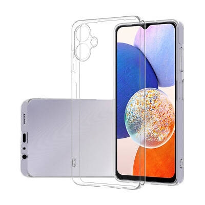 Galaxy Samsung A06 Kılıf Sima Tech Şeffaf Silikon Kapak - 1