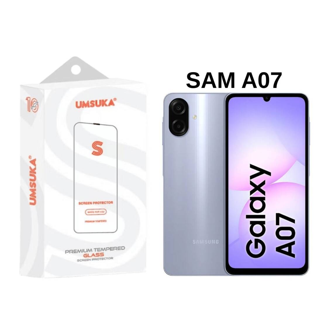 Galaxy Samsung A07 Cam Umsuka 2.5D Normal Ekran Koruyucu Cam - 1
