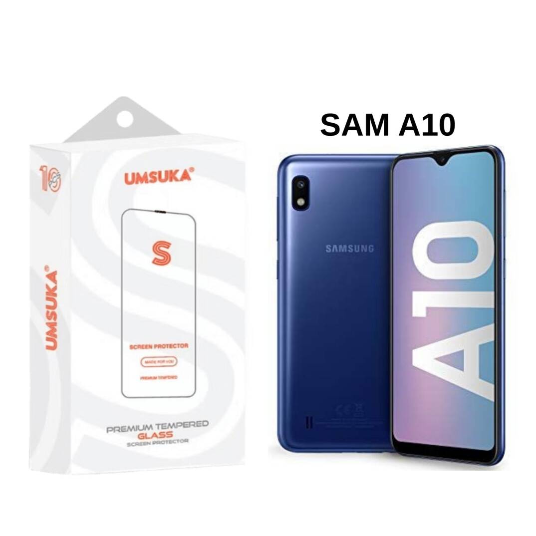 Galaxy Samsung A10 Cam Umsuka 2.5D Normal Ekran Koruyucu Cam - 1