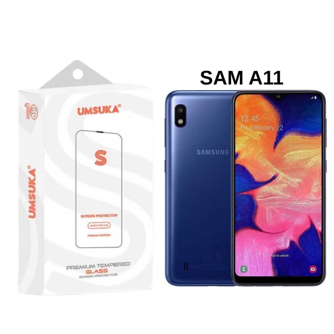 Galaxy Samsung A11 Cam Umsuka 2.5D Normal Ekran Koruyucu Cam - 1