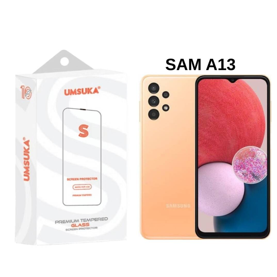 Galaxy Samsung A13 Cam Umsuka 2.5D Normal Ekran Koruyucu Cam - 1