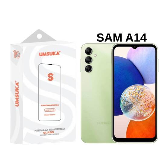 Galaxy Samsung A14 Cam Umsuka 2.5D Normal Ekran Koruyucu Cam