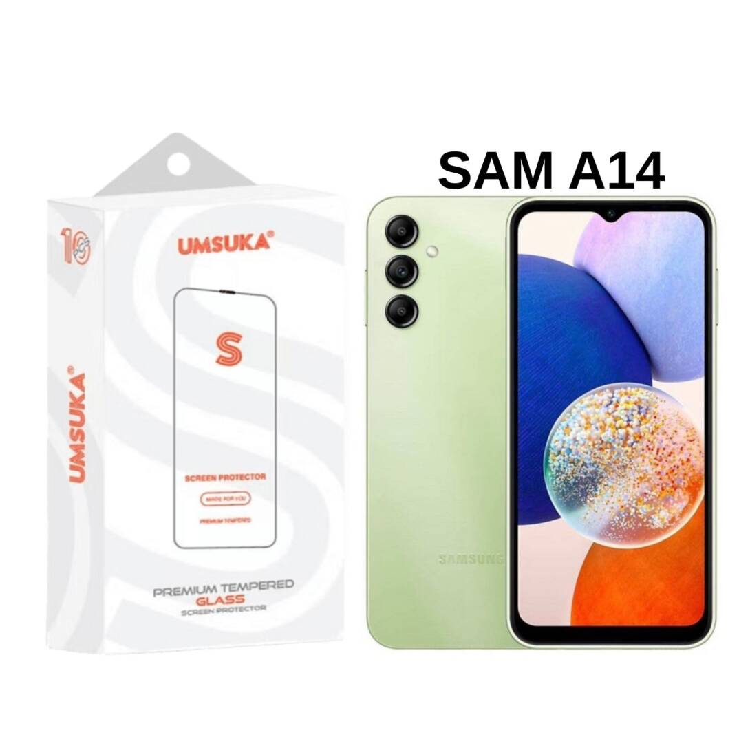 Galaxy Samsung A14 Cam Umsuka 2.5D Normal Ekran Koruyucu Cam - 1