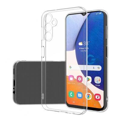 Galaxy Samsung A14 Kılıf Sima Tech Şeffaf Silikon Kapak - 1