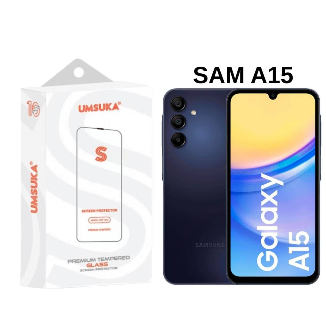 Galaxy Samsung A15 Cam Umsuka 2.5D Normal Ekran Koruyucu Cam - 1