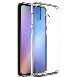 Galaxy Samsung A20 / A30 Kılıf Sima Tech Şeffaf Silikon Kapak - 1