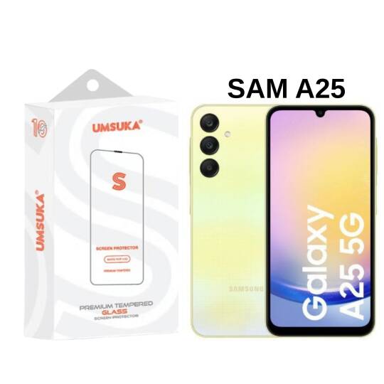 Galaxy Samsung A25 Cam Umsuka 2.5D Normal Ekran Koruyucu Cam
