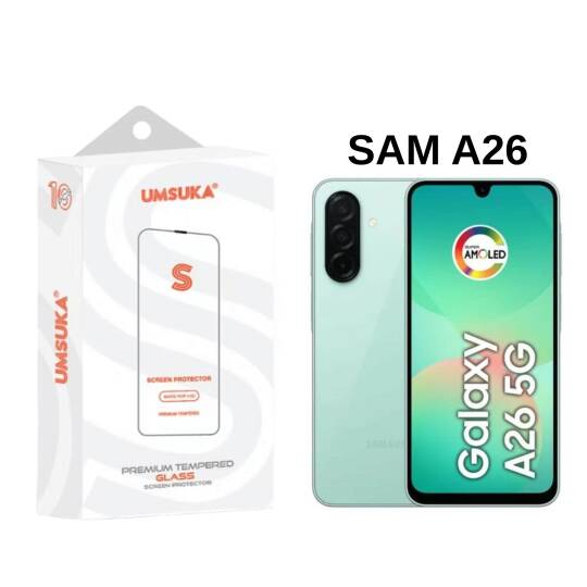 Galaxy Samsung A26 Cam Umsuka 2.5D Normal Ekran Koruyucu Cam