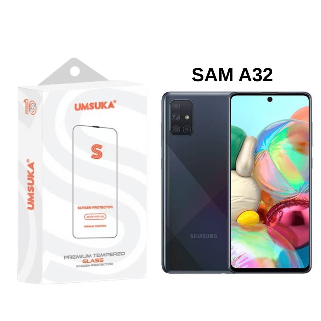 Galaxy Samsung A32 Cam Umsuka 2.5D Normal Ekran Koruyucu Cam - 1