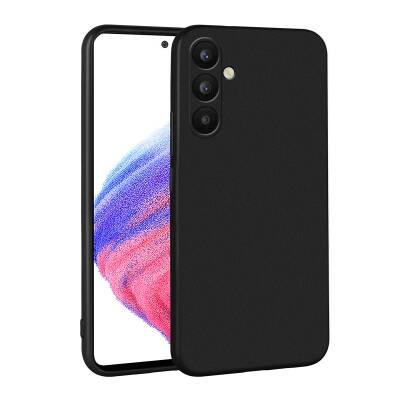 Galaxy Samsung A34 Kılıf Sima Tech Siyah Silikon Kapak