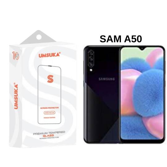Galaxy Samsung A50 Cam Umsuka 2.5D Normal Ekran Koruyucu Cam