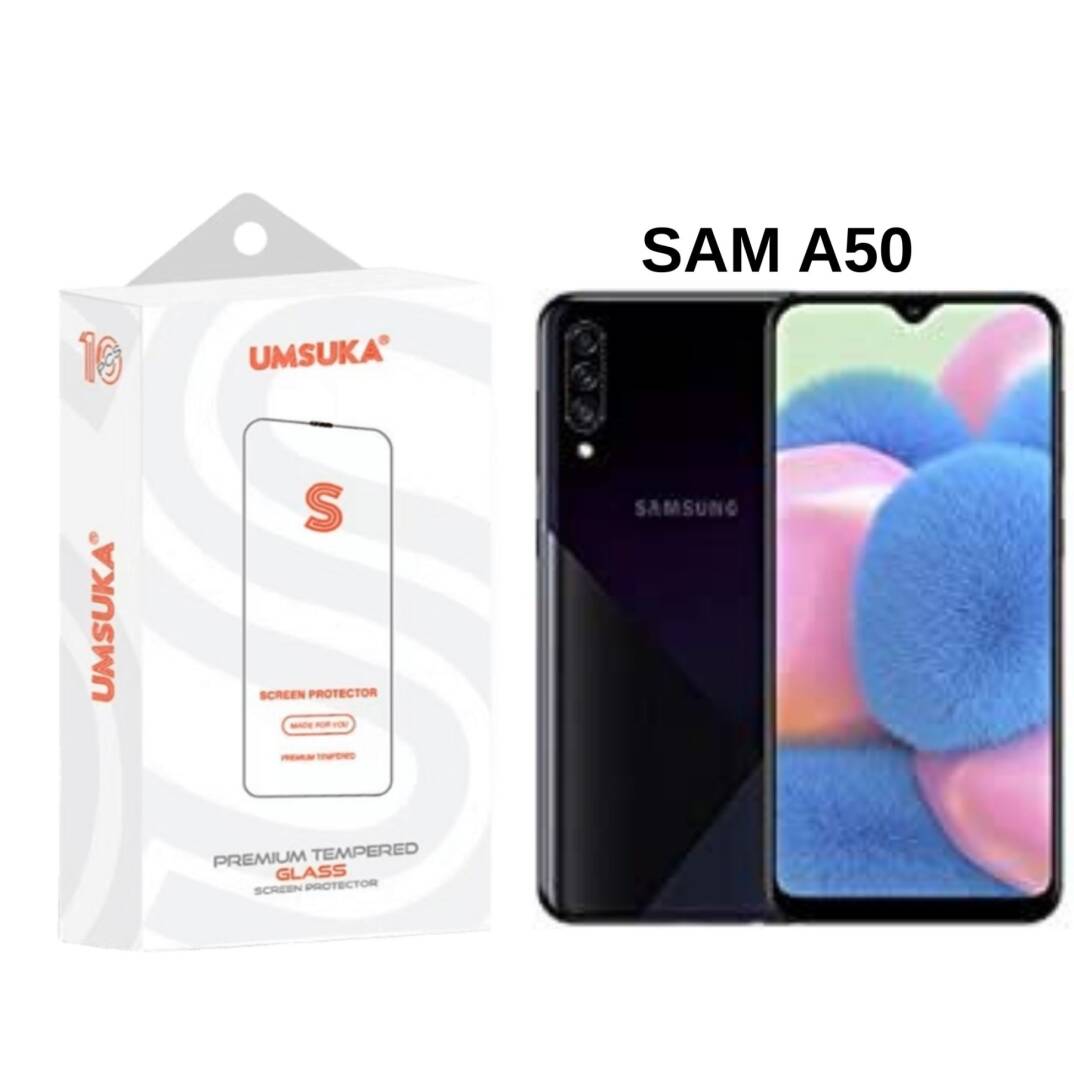 Galaxy Samsung A50 Cam Umsuka 2.5D Normal Ekran Koruyucu Cam - 1