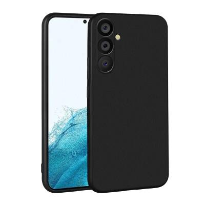 Galaxy Samsung A54 Kılıf Sima Tech Siyah Silikon Kapak
