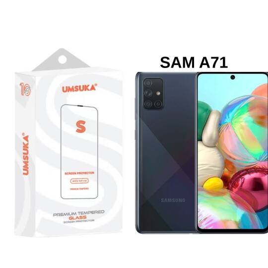 Galaxy Samsung A71 Cam Umsuka 2.5D Normal Ekran Koruyucu Cam