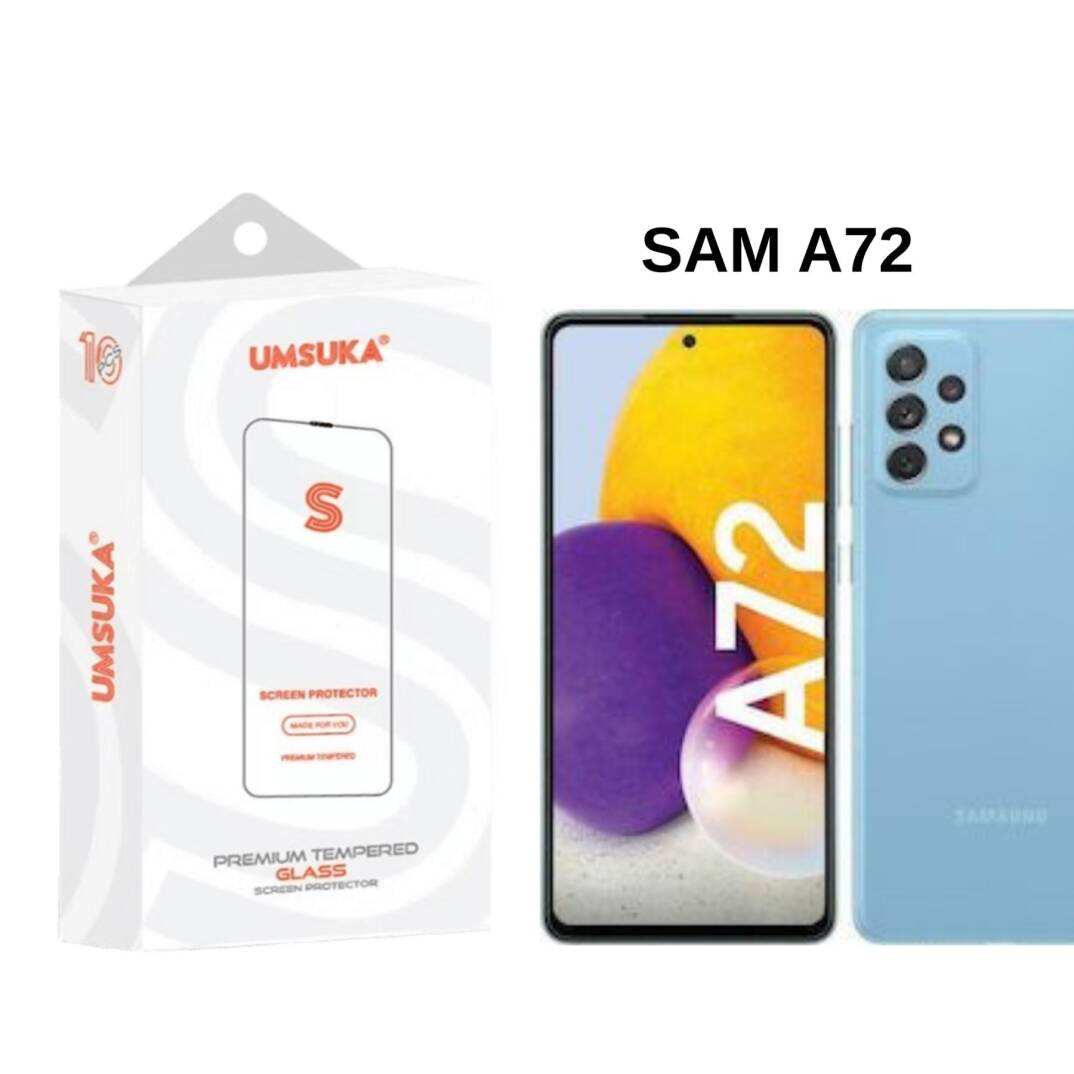 Galaxy Samsung A72 Cam Umsuka 2.5D Normal Ekran Koruyucu Cam - 1