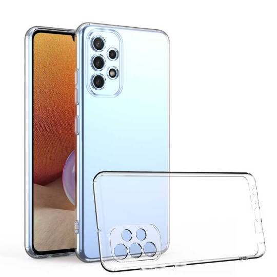 Galaxy Samsung A72 Kılıf Sima Tech Şeffaf Silikon Kapak