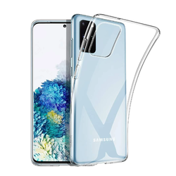Galaxy Samsung S20 FE Kılıf Sima Tech Şeffaf Silikon Kapak - 1