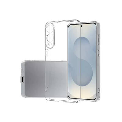 Galaxy Samsung S26 Edge Kılıf Sima Tech Şeffaf Silikon Kapak