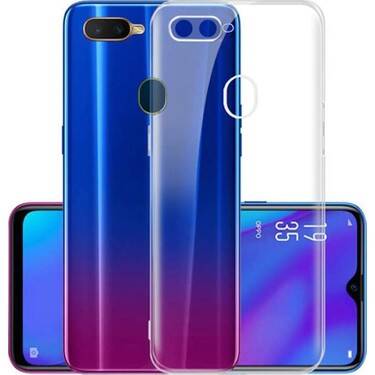 Oppo A12 Kılıf Sima Tech Şeffaf Silikon Kapak - 1