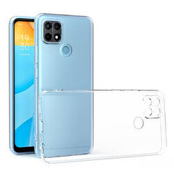 Oppo A15 Kılıf Sima Tech Şeffaf Silikon Kapak