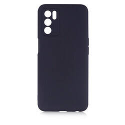 Oppo A16 Kılıf Sima Tech Siyah Silikon Kapak