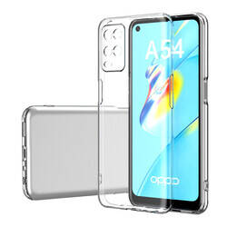 Oppo A54 Kılıf Sima Tech Şeffaf Silikon Kapak