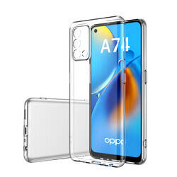 Oppo A74 Kılıf Sima Tech Şeffaf Silikon Kapak