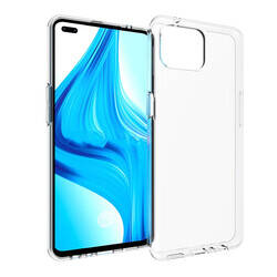 Oppo Reno 4 Lite Kılıf Sima Tech Şeffaf Silikon Kapak - 1