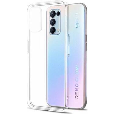 Oppo Reno 5 Kılıf Sima Tech Şeffaf Silikon Kapak