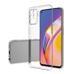 Oppo Reno 5 Lite Kılıf Sima Tech Şeffaf Silikon Kapak - 1