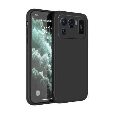Xiaomi Mİ 11 Ultra Kılıf Sima Tech Siyah Silikon Kapak - 1