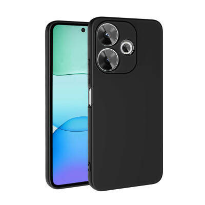 Xiaomi Redmi 13 Kılıf Sima Tech Siyah Silikon Kapak