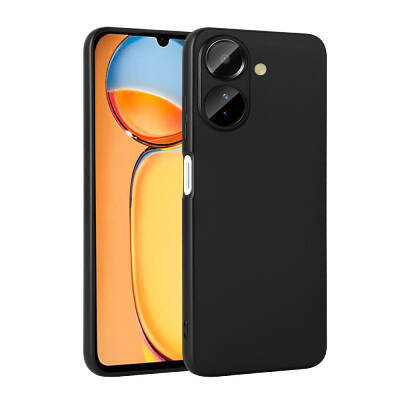 Xiaomi Redmi 13C Kılıf Sima Tech Siyah Silikon Kapak