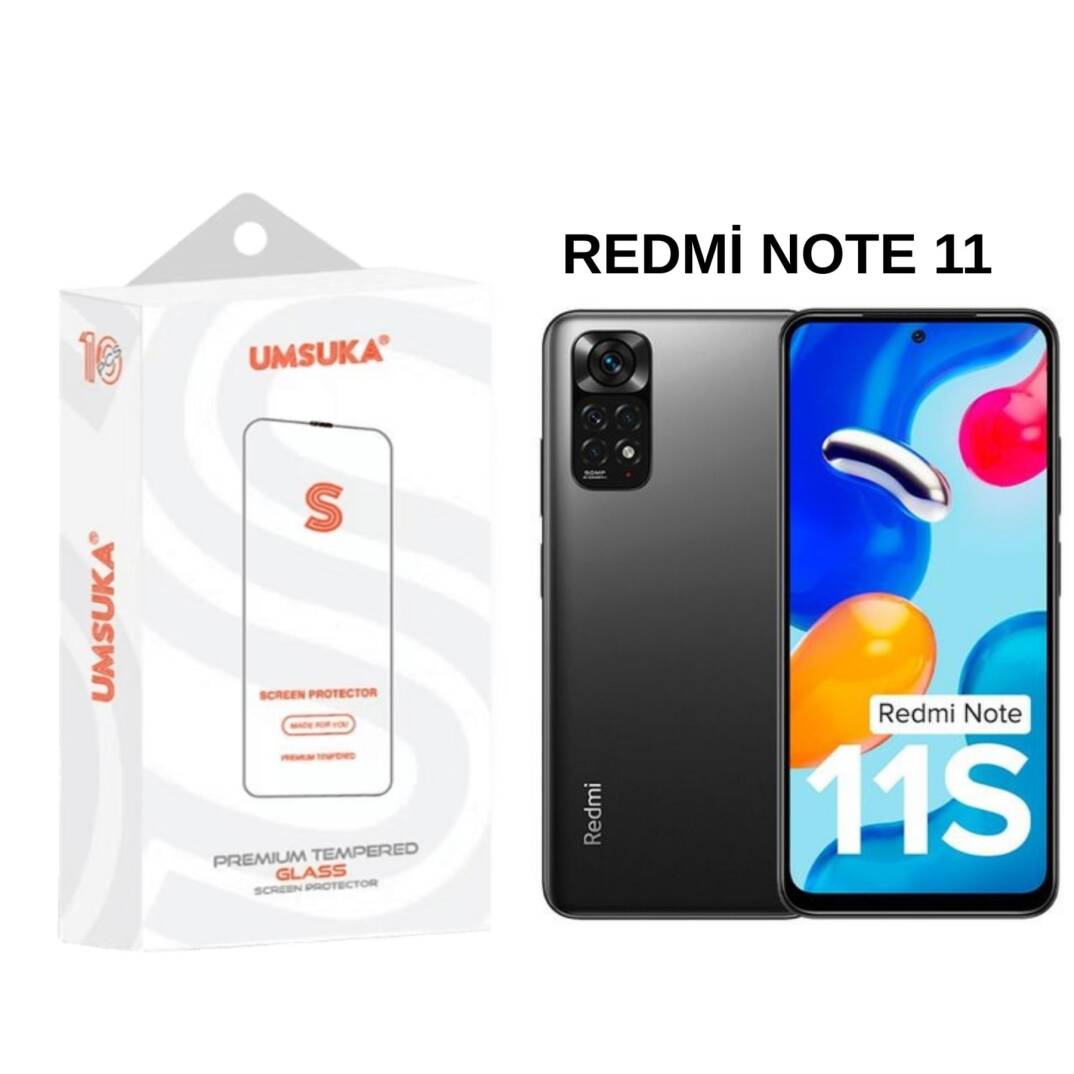 Xiaomi Redmi Note 11 Cam Umsuka 2.5D Normal Ekran Koruyucu Cam - 1