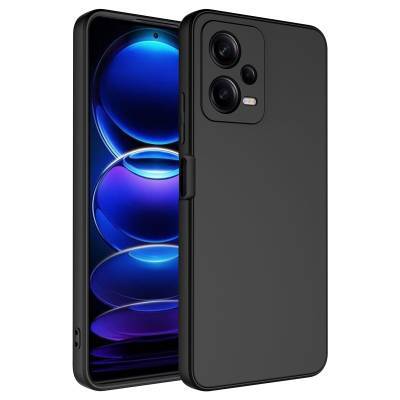 Xiaomi Redmi Note 12 Pro 5G Kılıf Sima Tech Siyah Silikon Kapak