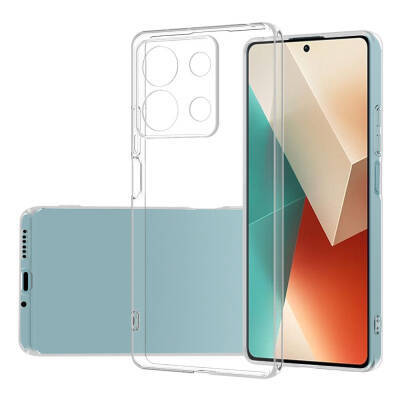 Xiaomi Redmi Note 13 4G Kılıf Sima Tech Şeffaf Silikon Kapak - 1