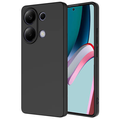 Xiaomi Redmi Note 13 4G Kılıf Sima Tech Siyah Silikon Kapak - 1