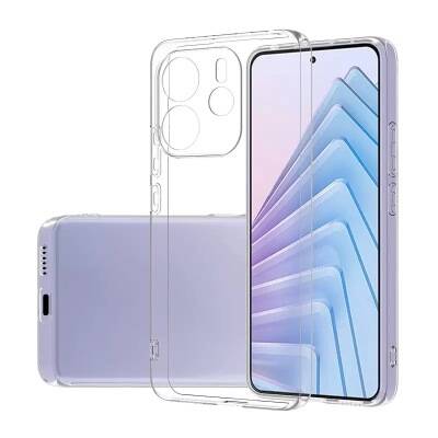 Xiaomi Redmi Note 14 Kılıf Sima Tech Şeffaf Silikon Kapak - 1
