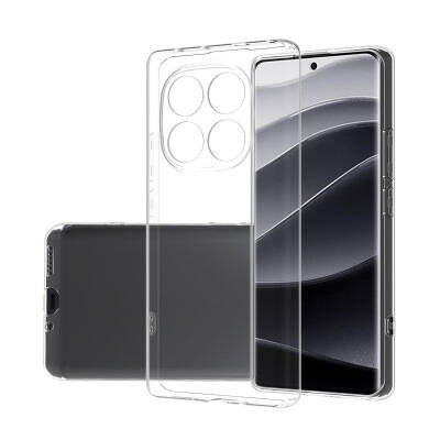 Xiaomi Redmi Note 14 Pro Kılıf Sima Tech Şeffaf Silikon Kapak