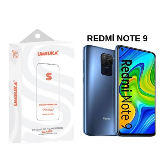 Xiaomi Redmi Note 9 Cam Umsuka 2.5D Normal Ekran Koruyucu Cam